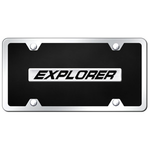 Au-TOMOTIVE GOLD | License Plate Covers and Frames | Ford Explorer | AUGD5302