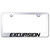 Au-TOMOTIVE GOLD | License Plate Covers and Frames | Ford Excursion | AUGD5325