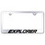 Au-TOMOTIVE GOLD | License Plate Covers and Frames | Ford Explorer | AUGD5326