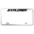 Au-TOMOTIVE GOLD | License Plate Covers and Frames | Ford Explorer | AUGD5356