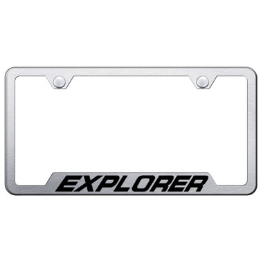 Au-TOMOTIVE GOLD | License Plate Covers and Frames | Ford Explorer | AUGD5366