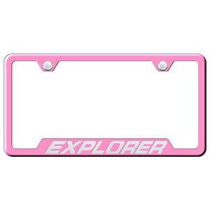 Au-TOMOTIVE GOLD | License Plate Covers and Frames | Ford Explorer | AUGD5391