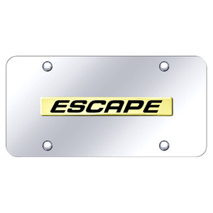 Au-TOMOTIVE GOLD | License Plate Covers and Frames | Ford Escape | AUGD5415