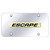 Au-TOMOTIVE GOLD | License Plate Covers and Frames | Ford Escape | AUGD5415