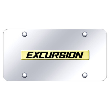 Au-TOMOTIVE GOLD | License Plate Covers and Frames | Ford Excursion | AUGD5416