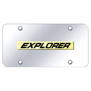 Au-TOMOTIVE GOLD | License Plate Covers and Frames | Ford Explorer | AUGD5419