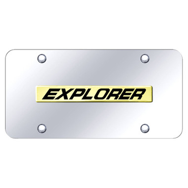 Au-TOMOTIVE GOLD | License Plate Covers and Frames | Ford Explorer | AUGD5419