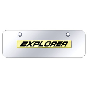 Au-TOMOTIVE GOLD | License Plate Covers and Frames | Ford Explorer | AUGD5420