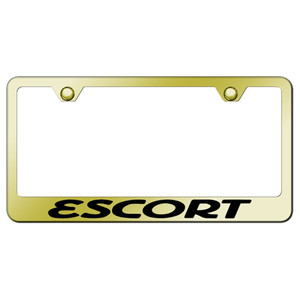 Au-TOMOTIVE GOLD | License Plate Covers and Frames | Ford Escort | AUGD5424