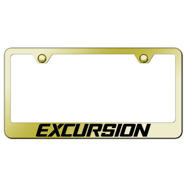 Au-TOMOTIVE GOLD | License Plate Covers and Frames | Ford Excursion | AUGD5432