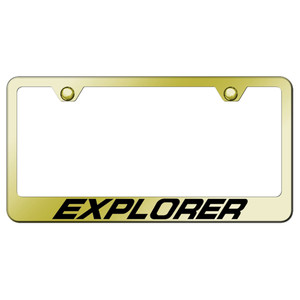 Au-TOMOTIVE GOLD | License Plate Covers and Frames | Ford Explorer | AUGD5434