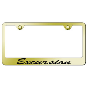 Au-TOMOTIVE GOLD | License Plate Covers and Frames | Ford Excursion | AUGD5437