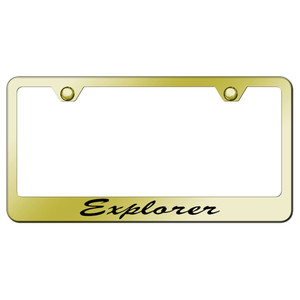 Au-TOMOTIVE GOLD | License Plate Covers and Frames | Ford Explorer | AUGD5439