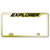 Au-TOMOTIVE GOLD | License Plate Covers and Frames | Ford Explorer | AUGD5443