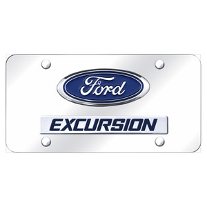 Au-TOMOTIVE GOLD | License Plate Covers and Frames | Ford Excursion | AUGD5451