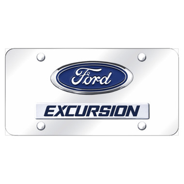 Au-TOMOTIVE GOLD | License Plate Covers and Frames | Ford Excursion | AUGD5451