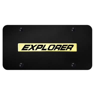 Au-TOMOTIVE GOLD | License Plate Covers and Frames | Ford Explorer | AUGD5455