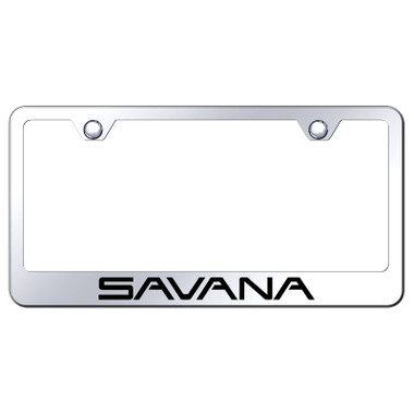 Au-TOMOTIVE GOLD | License Plate Covers and Frames | GMC Savana | AUGD5481