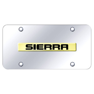 Au-TOMOTIVE GOLD | License Plate Covers and Frames | GMC Sierra 1500 | AUGD5531