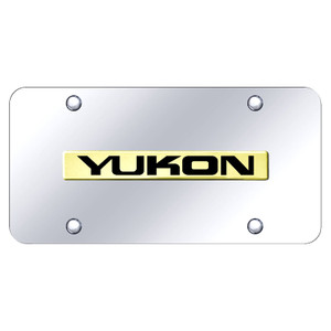 Au-TOMOTIVE GOLD | License Plate Covers and Frames | GMC Yukon | AUGD5532