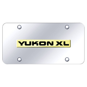 Au-TOMOTIVE GOLD | License Plate Covers and Frames | GMC Yukon XL | AUGD5533