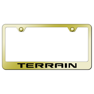 Au-TOMOTIVE GOLD | License Plate Covers and Frames | GMC Terrain | AUGD5537
