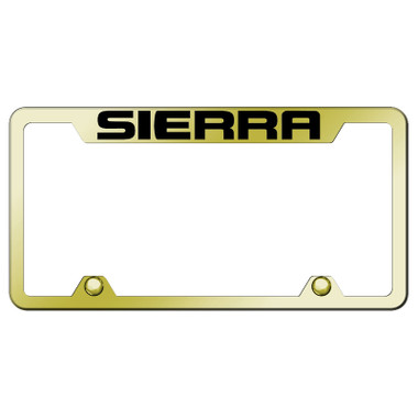 Au-TOMOTIVE GOLD | License Plate Covers and Frames | GMC Sierra 1500 | AUGD5540