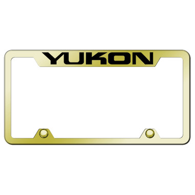 Au-TOMOTIVE GOLD | License Plate Covers and Frames | GMC Yukon | AUGD5541