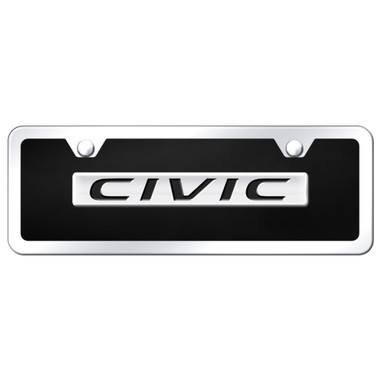 Au-TOMOTIVE GOLD | License Plate Covers and Frames | Honda Civic | AUGD5797