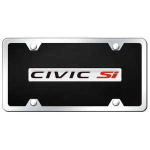 Au-TOMOTIVE GOLD | License Plate Covers and Frames | Honda Civic | AUGD5801