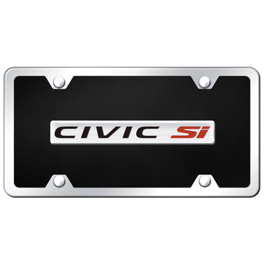 Au-TOMOTIVE GOLD | License Plate Covers and Frames | Honda Civic | AUGD5801