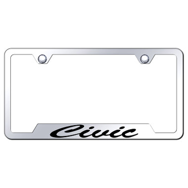 Au-TOMOTIVE GOLD | License Plate Covers and Frames | Honda Civic | AUGD5829