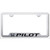 Au-TOMOTIVE GOLD | License Plate Covers and Frames | Honda Pilot | AUGD5857