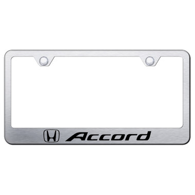Au-TOMOTIVE GOLD | License Plate Covers and Frames | Honda Accord | AUGD5858