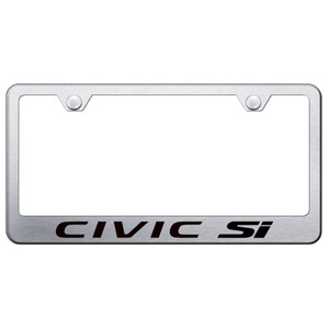 Au-TOMOTIVE GOLD | License Plate Covers and Frames | Honda Civic | AUGD5860