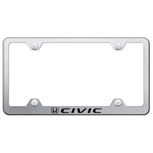 Au-TOMOTIVE GOLD | License Plate Covers and Frames | Honda Civic | AUGD5863
