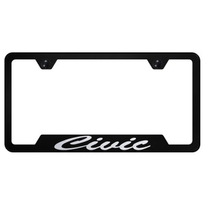 Au-TOMOTIVE GOLD | License Plate Covers and Frames | Honda Civic | AUGD5879