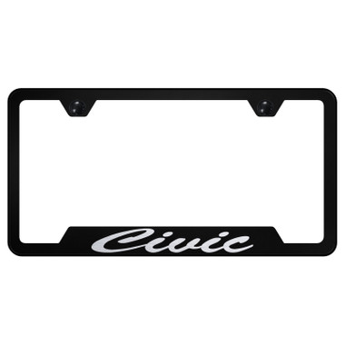 Au-TOMOTIVE GOLD | License Plate Covers and Frames | Honda Civic | AUGD5879