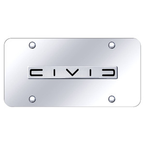 Au-TOMOTIVE GOLD | License Plate Covers and Frames | Honda Civic | AUGD5888