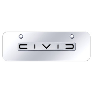 Au-TOMOTIVE GOLD | License Plate Covers and Frames | Honda Civic | AUGD5889