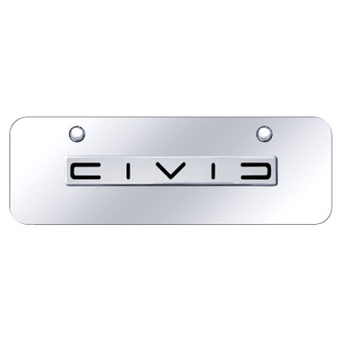 Au-TOMOTIVE GOLD | License Plate Covers and Frames | Honda Civic | AUGD5889