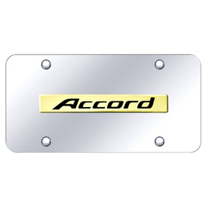 Au-TOMOTIVE GOLD | License Plate Covers and Frames | Honda Accord | AUGD5903