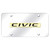 Au-TOMOTIVE GOLD | License Plate Covers and Frames | Honda Civic | AUGD5905