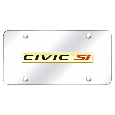 Au-TOMOTIVE GOLD | License Plate Covers and Frames | Honda Civic | AUGD5911