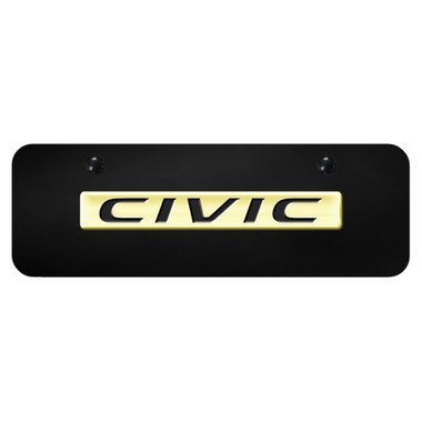 Au-TOMOTIVE GOLD | License Plate Covers and Frames | Honda Civic | AUGD5958
