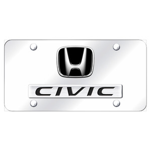 Au-TOMOTIVE GOLD | License Plate Covers and Frames | Honda Civic | AUGD5964