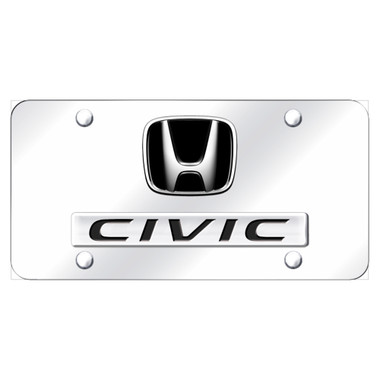 Au-TOMOTIVE GOLD | License Plate Covers and Frames | Honda Civic | AUGD5964