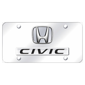 Au-TOMOTIVE GOLD | License Plate Covers and Frames | Honda Civic | AUGD5965