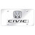Au-TOMOTIVE GOLD | License Plate Covers and Frames | Honda Civic | AUGD5965