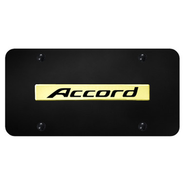 Au-TOMOTIVE GOLD | License Plate Covers and Frames | Honda Accord | AUGD5982